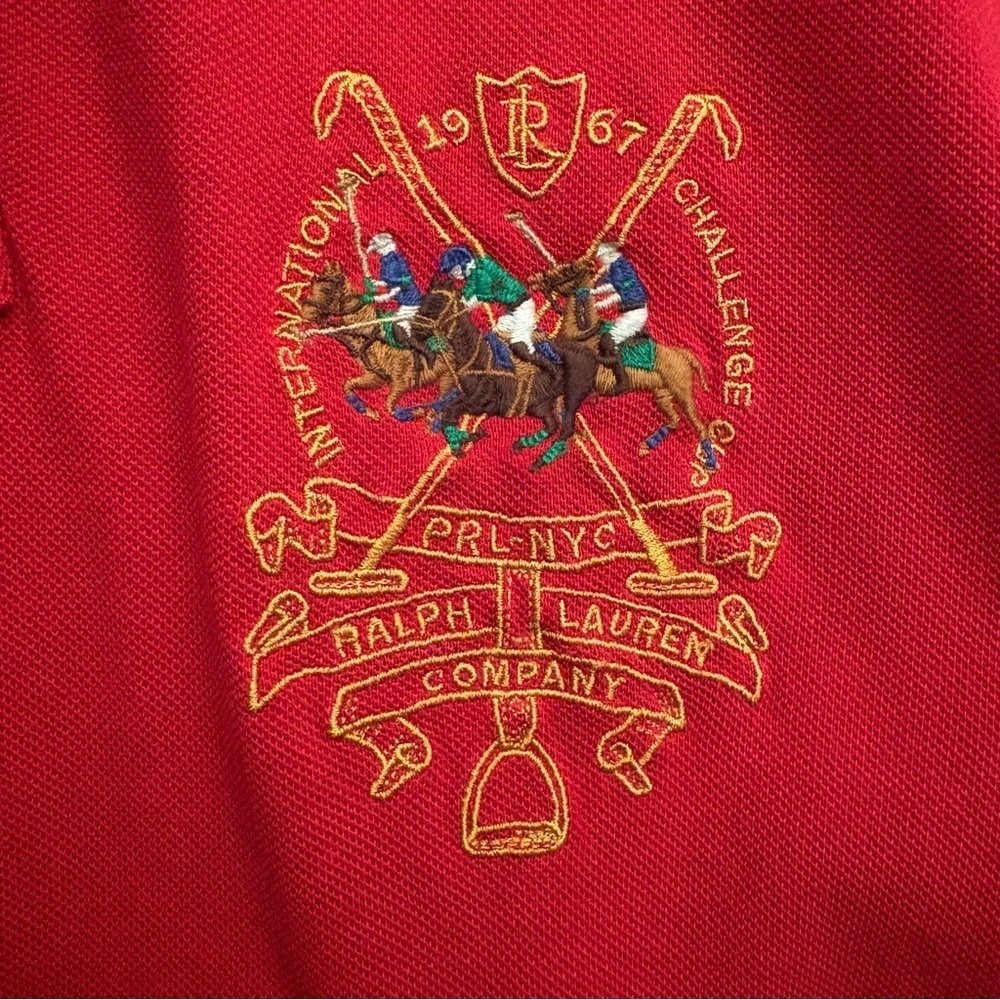 Polo Ralph Lauren Triple Pony Polo men’s shirt custom slim fit XL - Picture 3 of 16